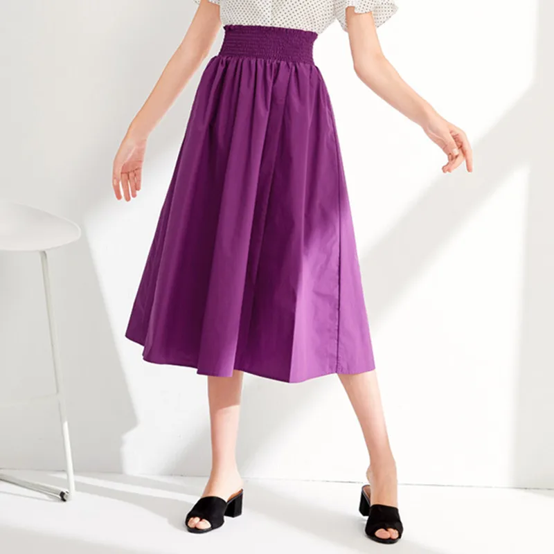 Hot sale plus size Autumn maxi long skirts,plus size cotton linen Spring party skirts blue black purple red