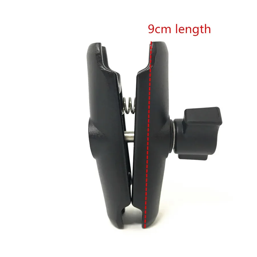 6 سنتيمتر 9 سنتيمتر 15 سنتيمتر الألومنيوم مقشر سبائك مزدوجة المقبس الذراع ل 1 بوصة تحميل كروي قواعد محول تصاعد قاعدة حامل