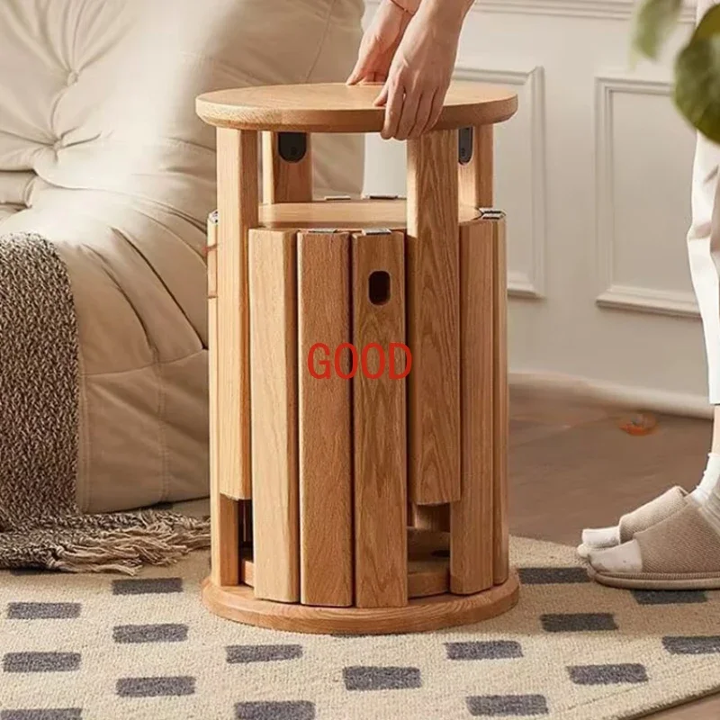 Sedia da pranzo in legno massello impilabile casa che mangia medio e antico Jenga mobili moderni Comedor 4 Sillas tavolo da pranzo moderno