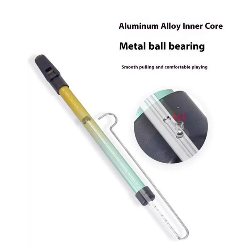 

Creative Sound Slide Toy Beginner Instrument Scale Sliding Flute With Steel Sliding Rod For Music Performances