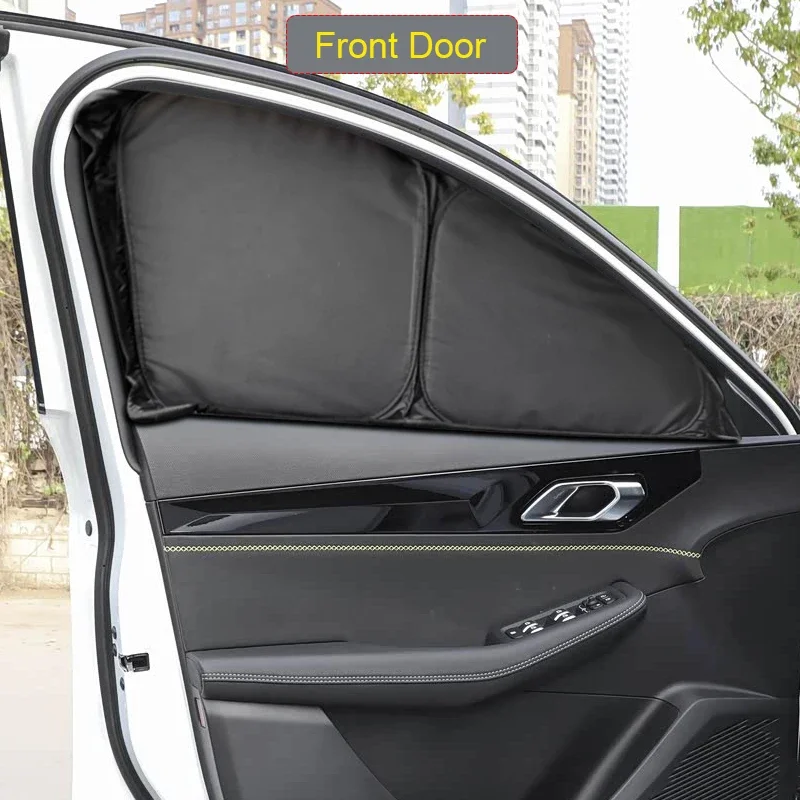 

For LYNK&CO 03 2023-Present Car Black Window Privacy Sunshade Anti-UV Heat Insulation Protect Cover Auto Interior Accessory
