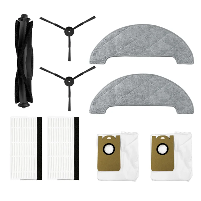The New For S9 Hepa Filter Main Side Brush Mop Cloths Dust Bag Robot Vacuum Cleaner Accessories Spare Parts Kits