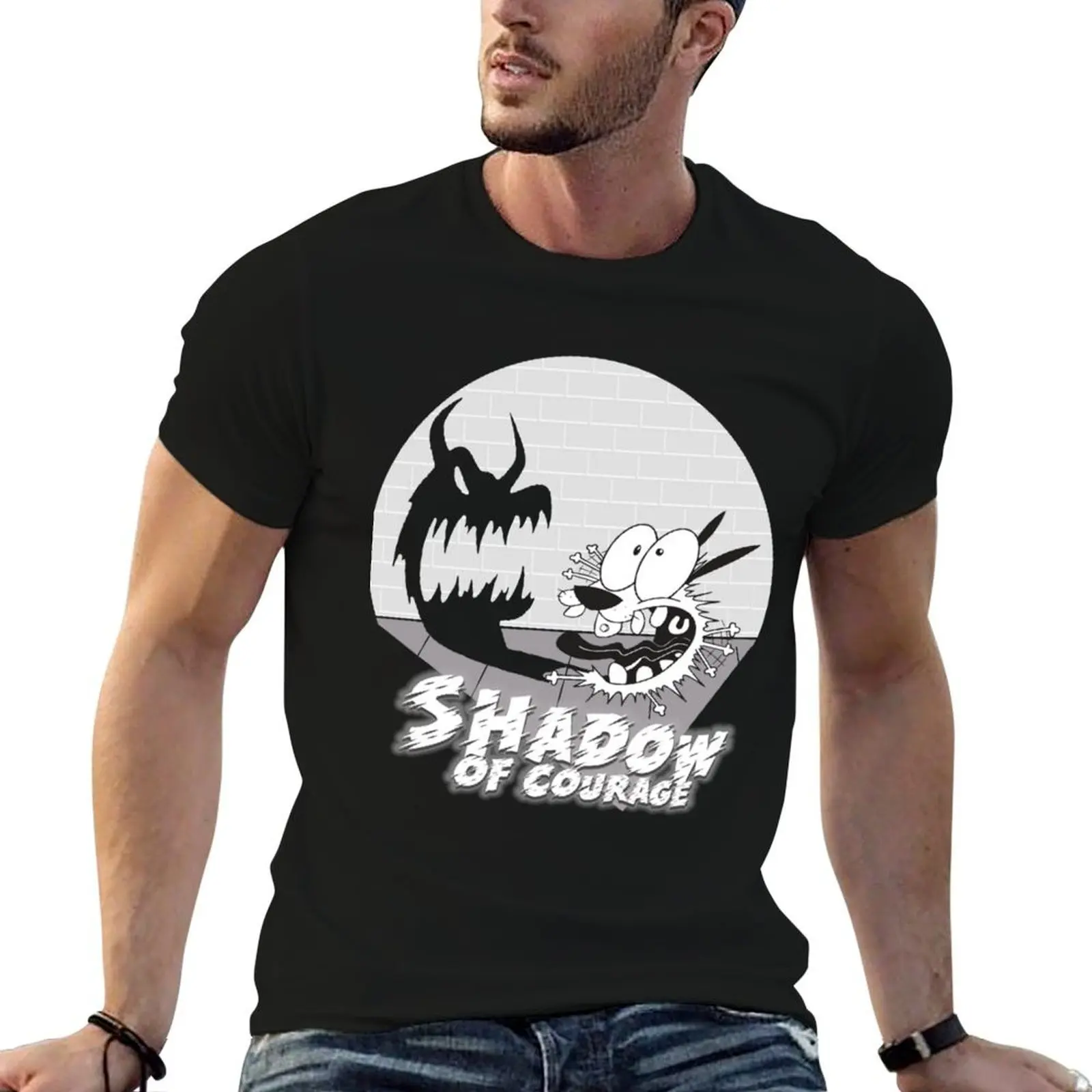 T-shirt The Courage pour homme, t-shirts en coton avec imprimés, t-shirt pour homme 100% coton