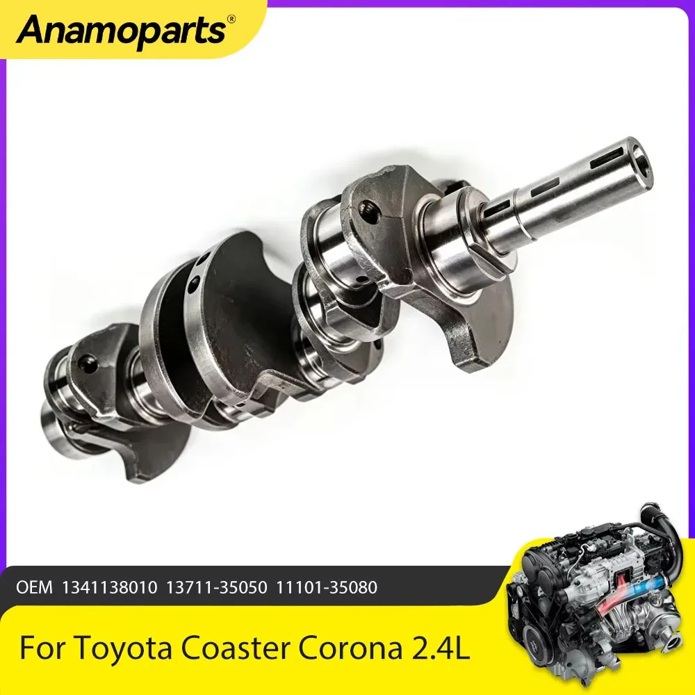 Engine Parts Crankshaft Fit 2.2 2.4 L L4 Gas 22R 22RE For Toyota Pick Up 4Runner Coaster Corona Celica 2.2L 2.4L 1341138010