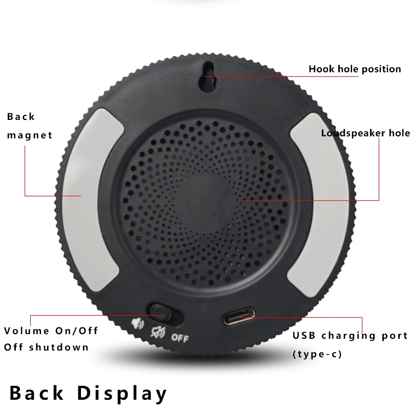 1 قطعة الطالب الرقمية الصامتة الموقت المغناطيسي المطبخ الإلكترونية الموقت تعلم العد التنازلي تذكير (مدمج في بطارية ليثيوم قابلة للشحن #2