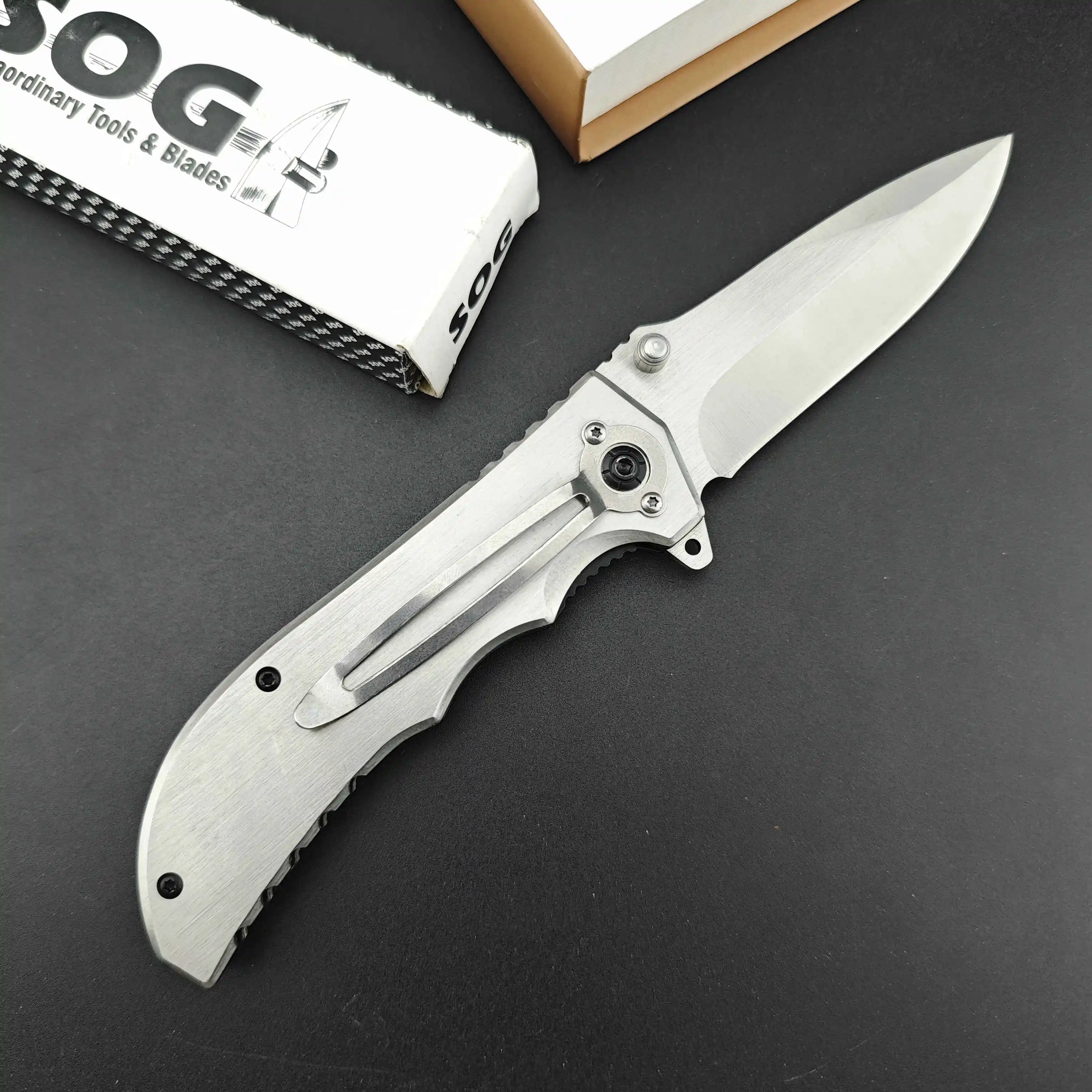 FA20 Folding knife 5Cr13Mov blade 420 steel inlaid with colored wood handle Outdoor camping EDC hunting Tactical folding tool