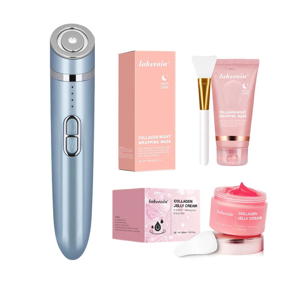 3 In 1 Mini HIFU Machine for Eyes Rechargeable Ultrasound Machine RF Radio Frequency EMS Microcurrent Lift Firm Tightening Gel