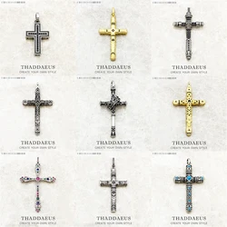 Anhänger Majestic Kreuz & Crown Schmuck Europa 925 Sterling Silber Symbolik Verspricht Schild Und Certaint Geschenk Für Frau Männer