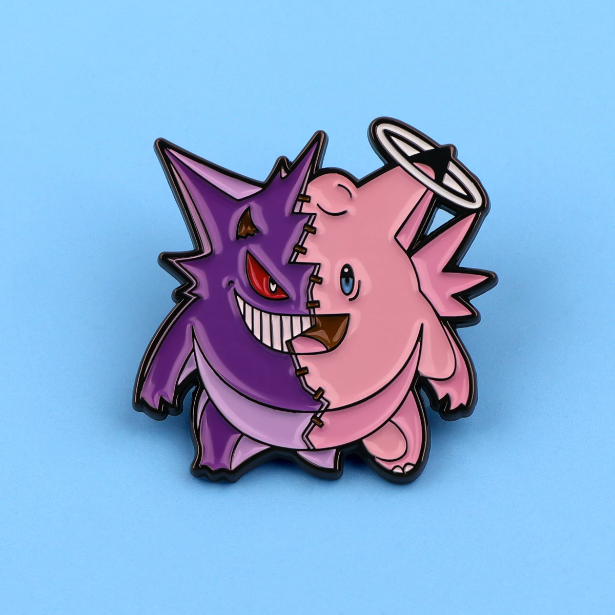 Cool Anime Gengar Enamel Pin Demigod Demon Fashion Jewelry Brooches For Clothing Backpack Lapel Badges Accessories Collect Gifts