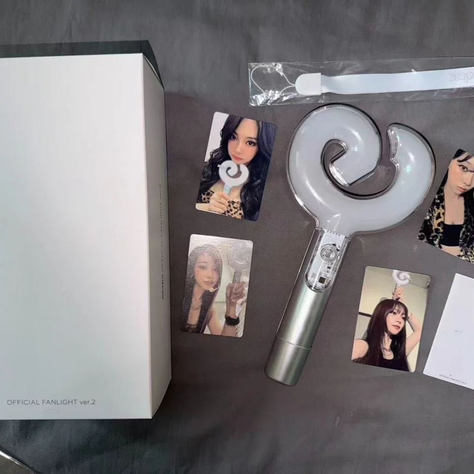 Kpop Aes NINGNING Lightstick Ver.2 com Bluetooth Ver.1 Concerto