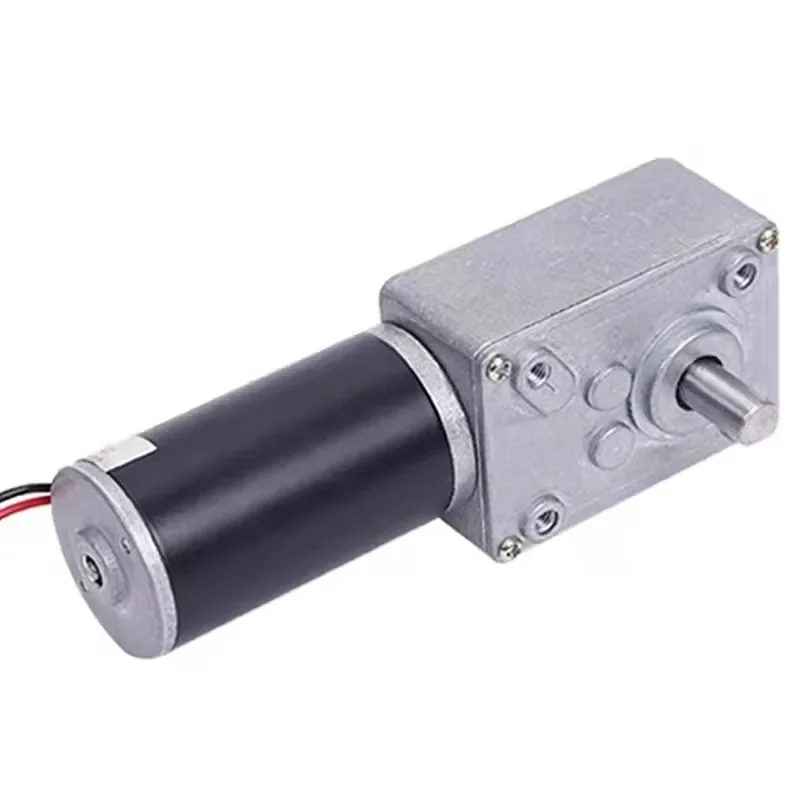 A5840-31ZY Turbo-worm DC Reduction Motor 12V24V 12-470RPM High Torque Self-locking High Power Reversed Durable Metal Gear Motor