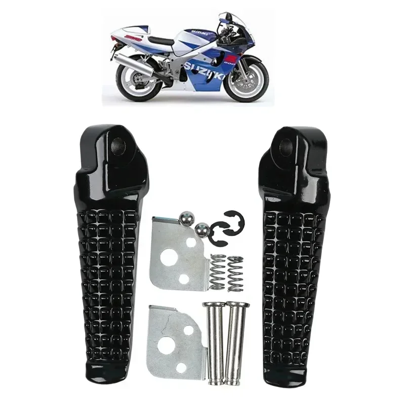 For Motorcycle Rear Footrest Foot Pegs For Suzuki GSXR 600 1997-2000 GSX-R 750 1996-1999 TL 1000 R 1998-2002