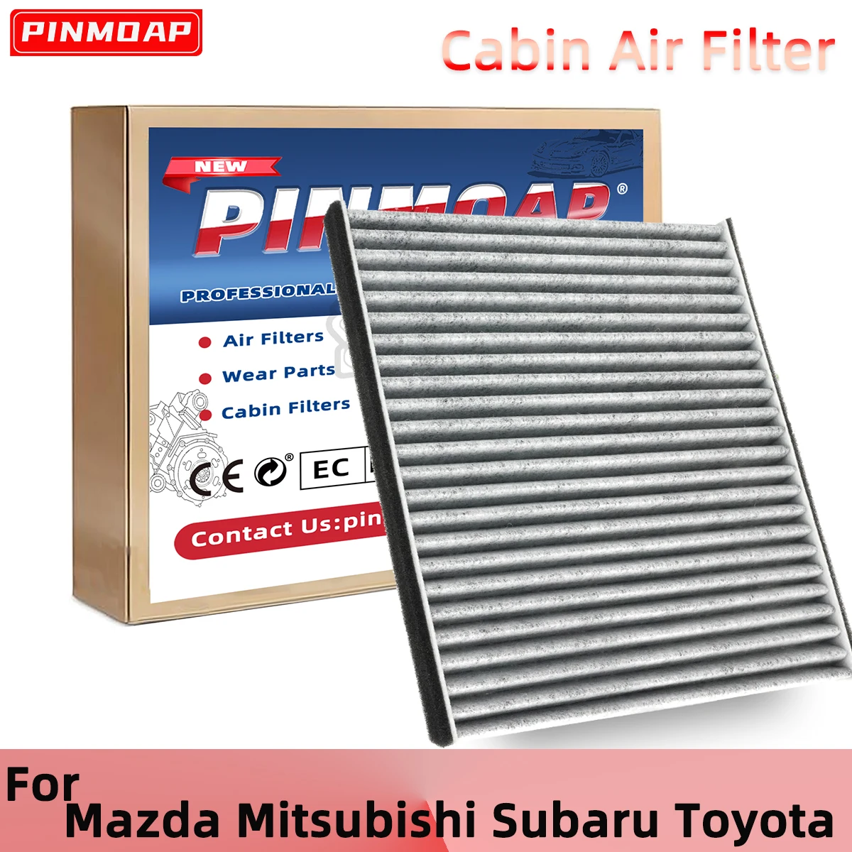 

Car Cabin Air Filter for Mazda Mitsubishi Subaru Toyota Filters Carbon Fiber CF9846A 7260 C35516 PCF9846A P3785 CCF7766