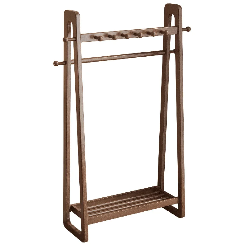 Hanger floor vertical household bedroom hanging clothes open finishing hanging clothes rod simple