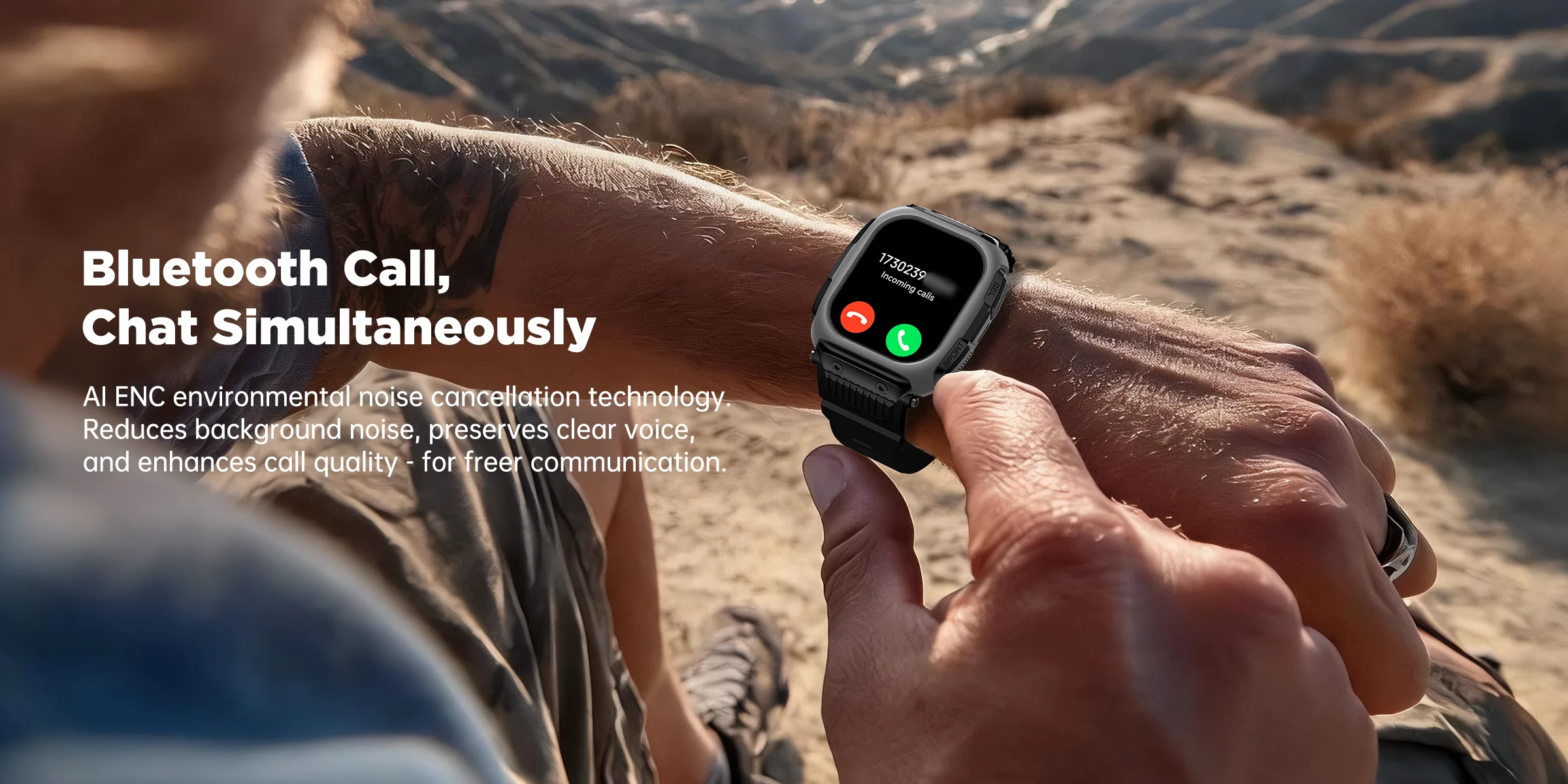 2026 Neue Offline-Karten-GPS-Smartwatch für Herren, 2,13'' AMOLED, Kompass, 5ATM wasserdicht, Herzfrequenzmessung, 170+ Sportarten, 850mAh Akku, Tank-Smartwatch – Detail 8