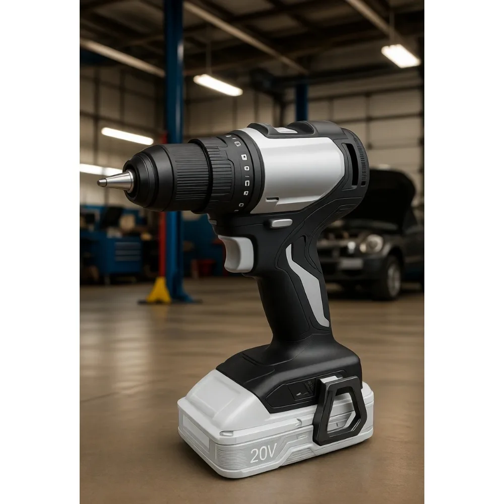 

Беспроводная бесщеточная дрель-шуруповерт 20В, 2 скорости, быстрозажимной патрон 1/2 дюйма, крутящий момент 50Нм, 20+1 режим, без аккумулятора и зарядного устройства