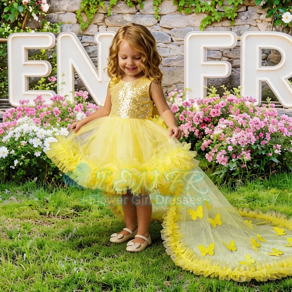 customized-flower-girl-dress-sequin-yellow-princess-dress-with-bow-for-wedding-birthday-party-bridesmaid-performance-stage