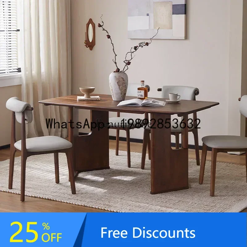 

Стол из цельного дерева ореха, компьютерный стол для маленькой квартиры, одно слово, компьютерный стол