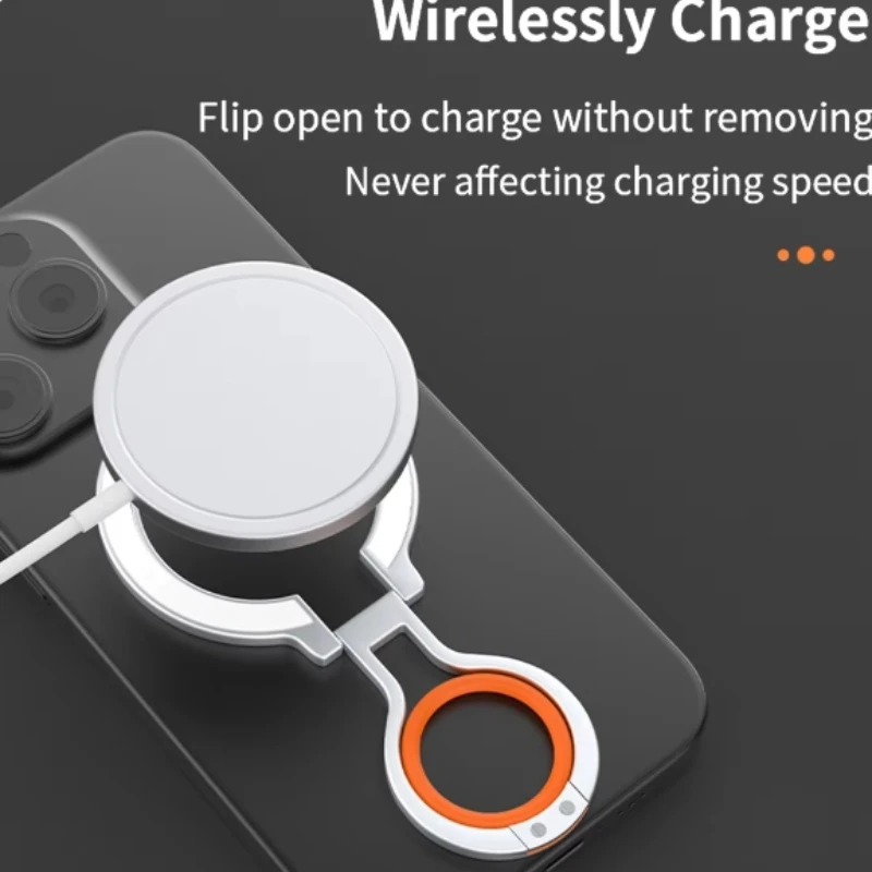 Cincin Jari Ponsel Magnetik Dudukan Magnetik untuk Kumparan Magnet Braket Magnet Kuat Dudukan Rotasi 360 Derajat