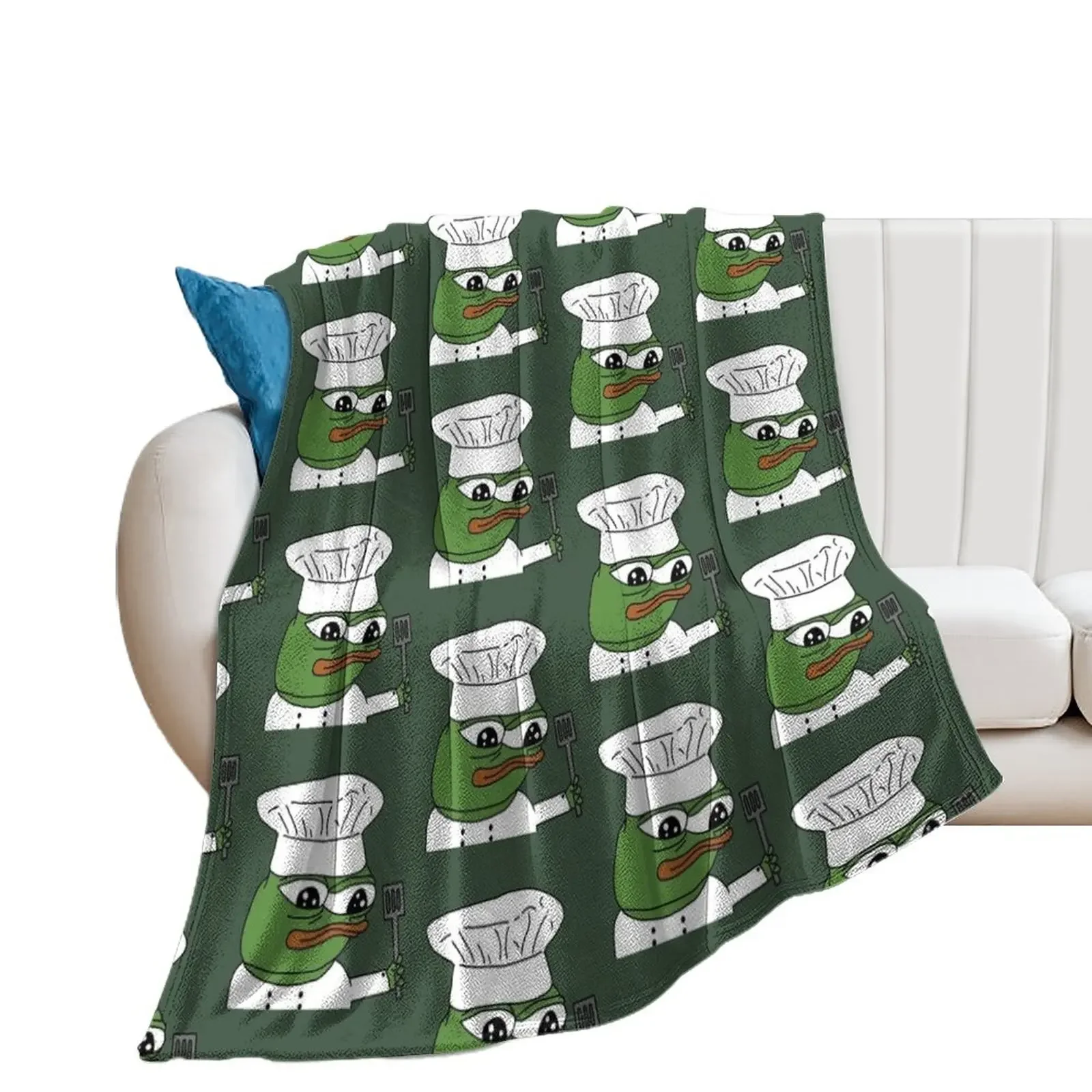 

Peepo chef Throw Blanket warm winter Camping Blankets