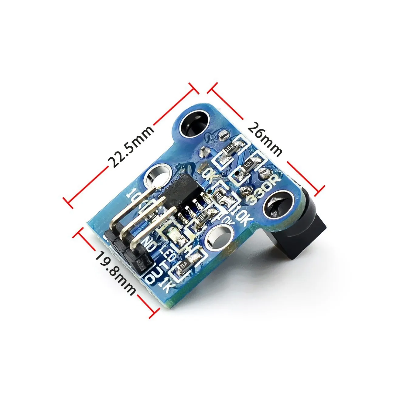 1Set HC-020K Double Speed Measuring Sensor Module with Photoelectric Encoders Kit top For arduino