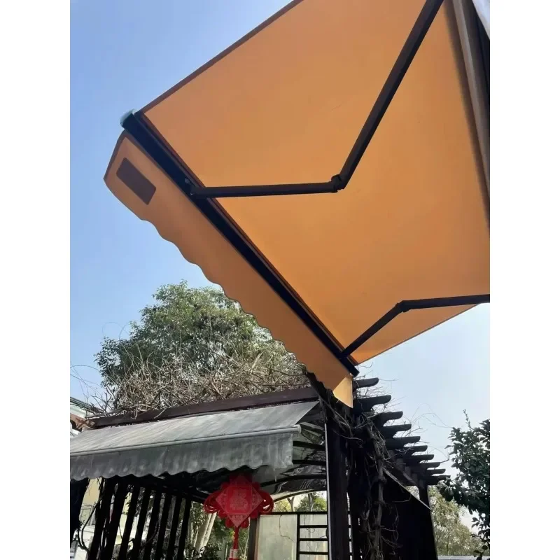 

Easily Assembled Outdoor Retractable Sun Protection and Rainproof Balcony Canopy Full Cassette Awnings