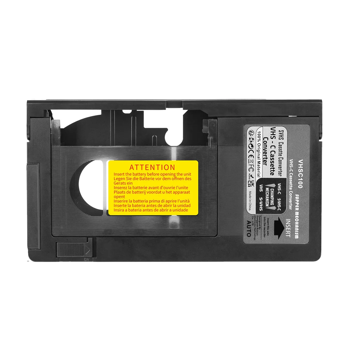 

Адаптер для кассеты для JVC для RCA для Panasonic VHS-C SVHS VHS-C адаптер не для 8 мм/MiniDV/Hi8