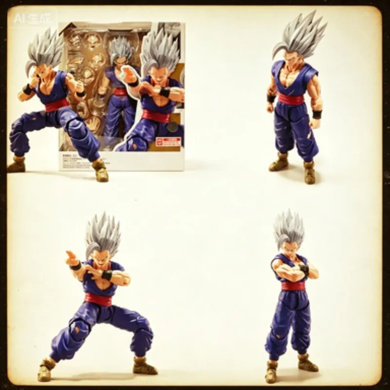 

Специальное предложение: Фигурка SHF Dragon Ball Son Gohan Beast, подвижная коллекционная аниме-кукла из ПВХ, 17 см, Супер Сайян Гохан