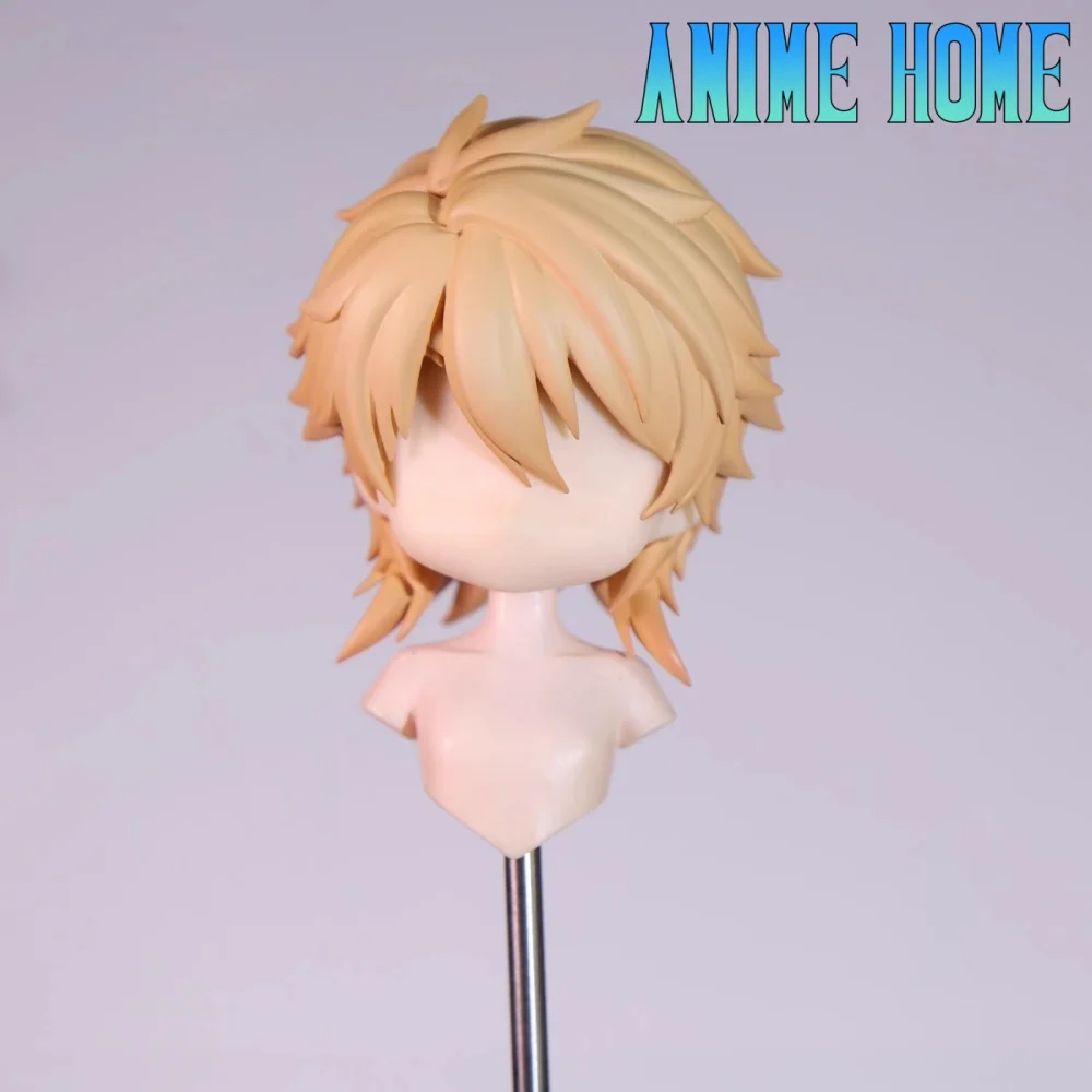 

BJD Head Shell Game Genshin Impact Varka Handmade OB11 OB22 Hair Plate Paint Detachable Toy Model Cosplay