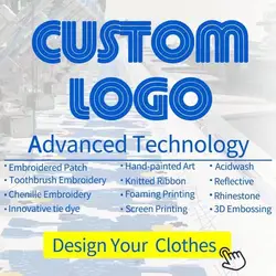 Customized logo Heat Transfer Printing and Embroidery For Jackets