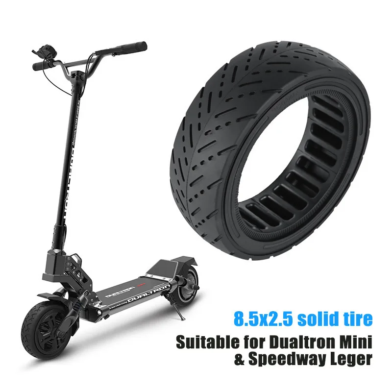 Neumáticos Kickscooter 8,5x2,5, neumáticos sólidos para minimotores Dualtron MINI SpeesWay Leger/Leger Pro Rovoron Leger, rueda de patinete eléctrico