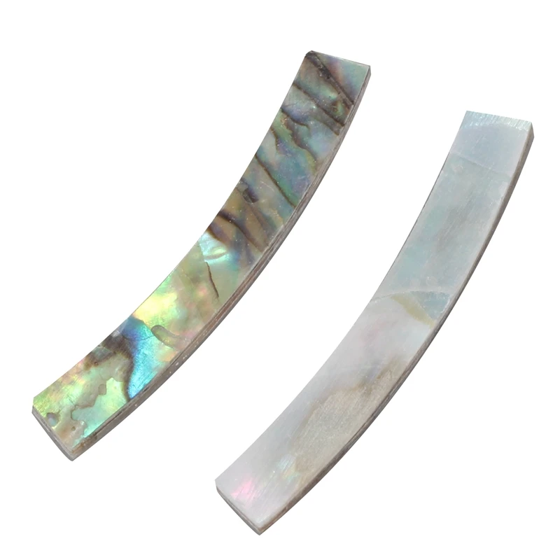 12 Stuks Gitaar Soundhole Rozet Paua Abalone Shell Inlay Gebogen Strips Gitaar Geluid Gat Inlay 4Mm Breedte