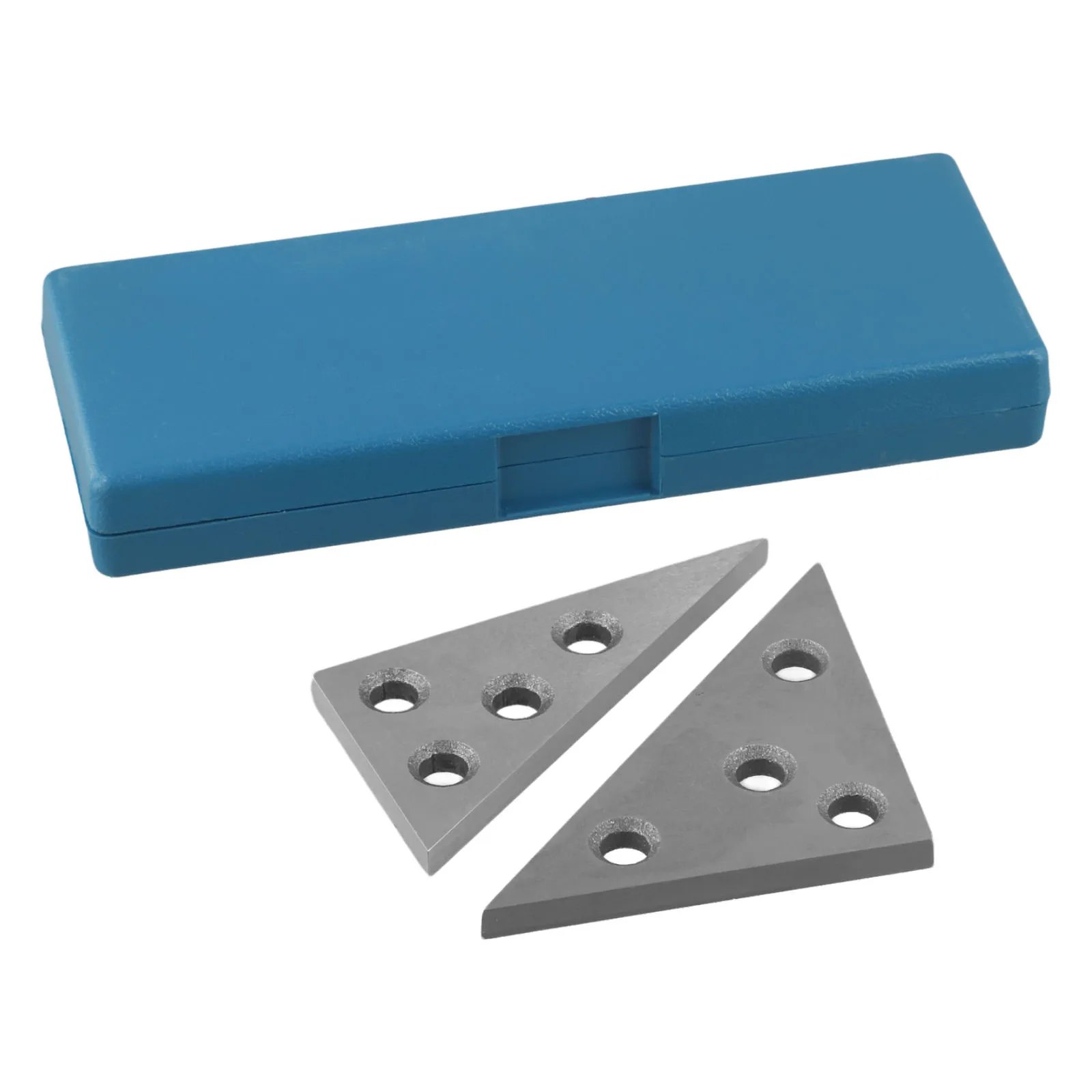 For Precision 2 Pcs Angle Plates 45/45/90 & 30/60/90 Degree Metal Blocks for Machining and Workshop Measurement