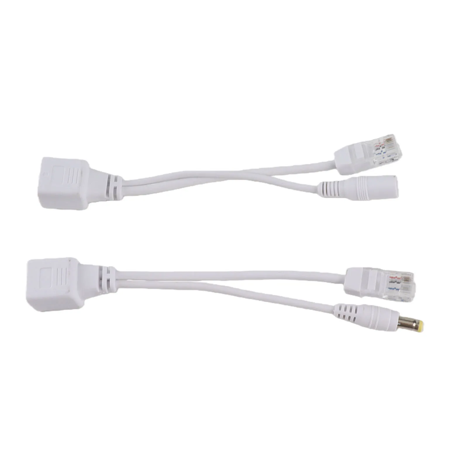 PoE Injector and Splitter Kit 1Pair Flexible PoE Injector and Splitter 12V Lightweight for Wireless Network Device Accessories