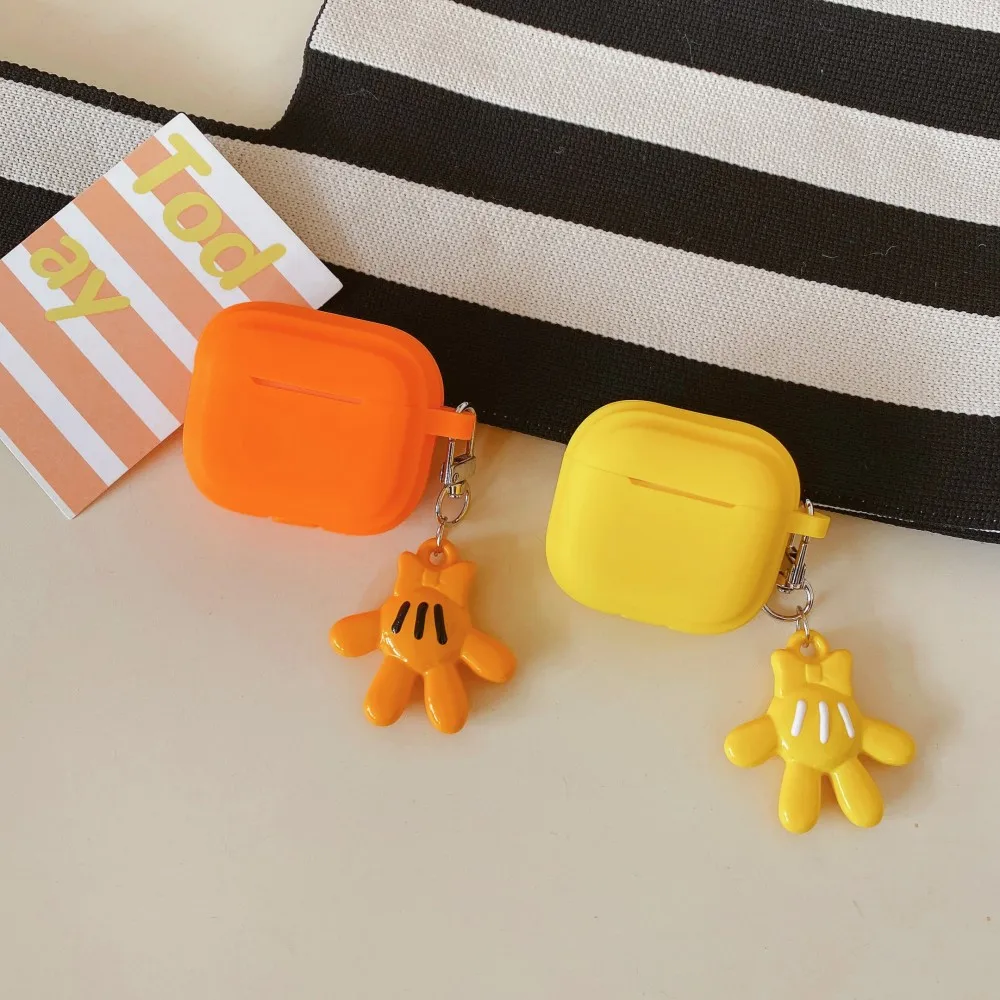 

COOL Silicone Case For Apple AirPods Pro 3 Cases Bluetooth Earphone Cover For AirPods 4 3 1 2 Pro2 Pro Covers With Palm Pendant