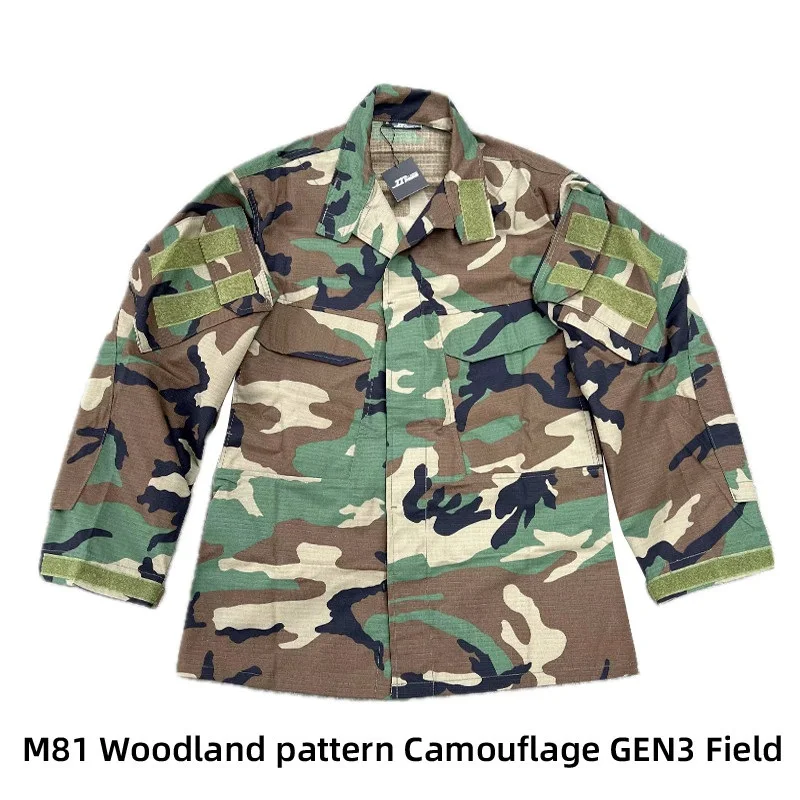 M81 four-color jungle GEN3 Field combat jacket base coat tactical long sleeved G3 top