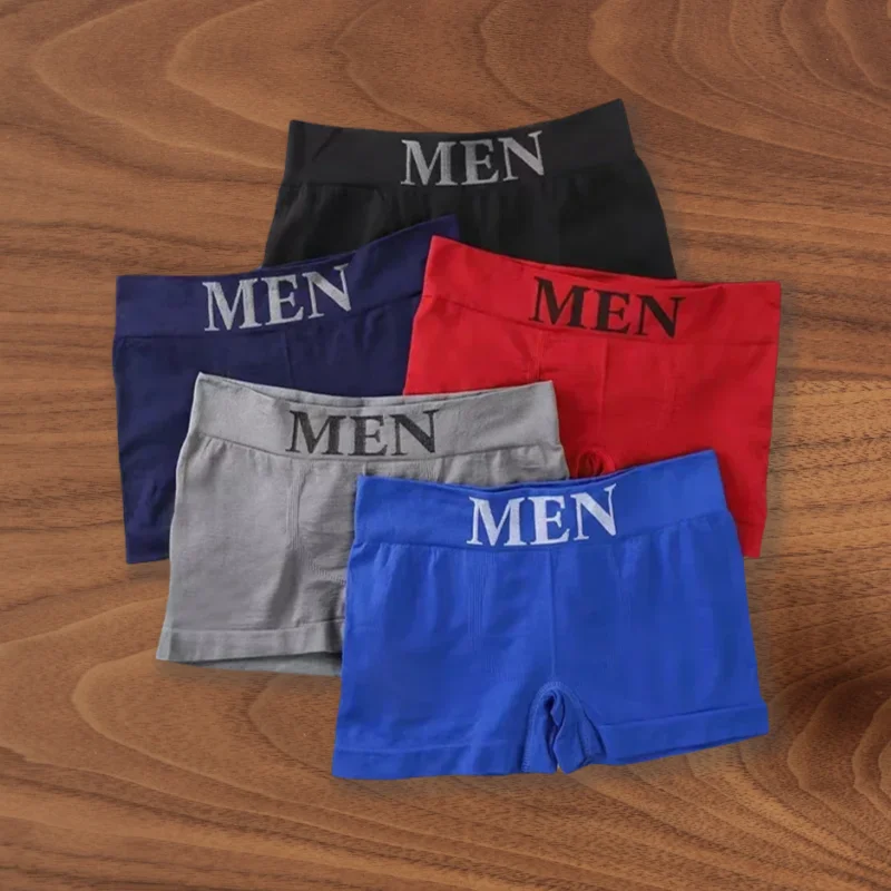 Men\'s Panties Letter Printing Underwear Boxershorts Men Soft Boxer Shorts 2022 Breathable Male Elastic Underpants