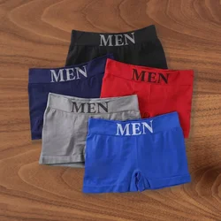 Men's Panties Letter Printing Underwear Boxershorts Men Soft Boxer Shorts 2022 Breathable Male Elastic Underpants