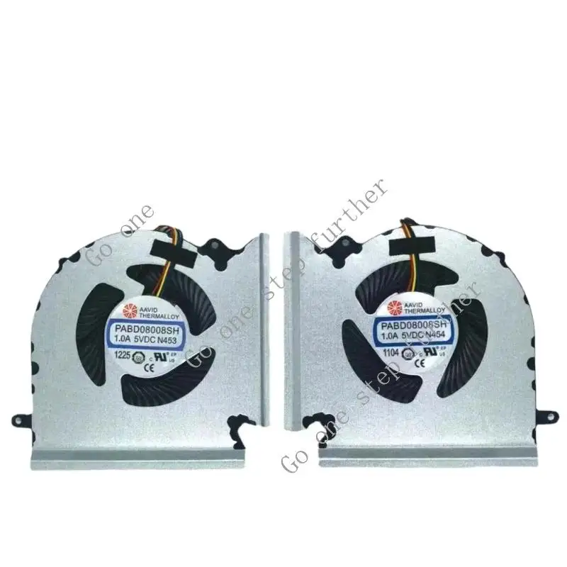 

DIXSG suit for MSI GE66 GP66 GL66 MS-1541 1542 1543 CPU FAN cooling fan N453 N454 # @