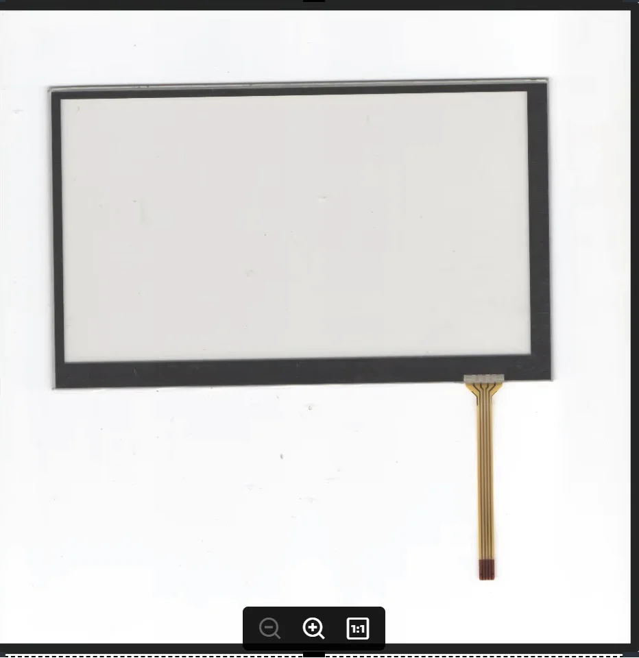 ZhiYuSun wholesale 10PCS/Lot  for DVM-8500G compatible   4lines resistance screen for car  DVD redio this is compatible