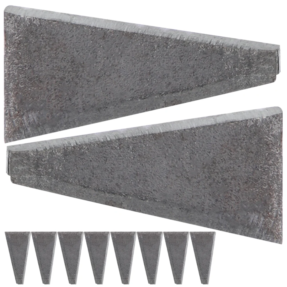 

10 Pcs Triangle Wedge Axe Repair Tool Wedges for Handle Hammer Accessory Durable High-carbon Steel Sturdy
