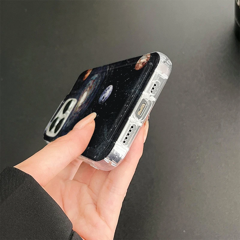 J2224 Fall Prevention Cushion Type For Samsung Galaxy A14 A34 A54 A52 A51 A72 A73 A12 A32 A23 A42 Case DIY Soft TPU Cover