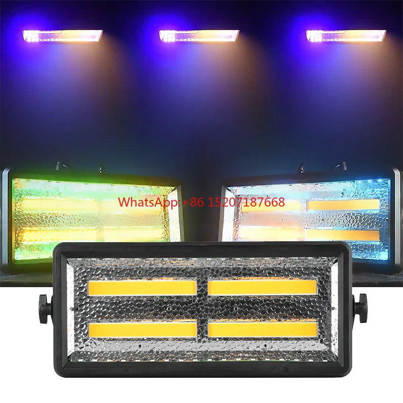 

RGBW LED Stage Strobe Effect Lights DMX Control Sound Activated Auto Play Wall Washer Stage Lighting for Hotel DJ Light Chasing