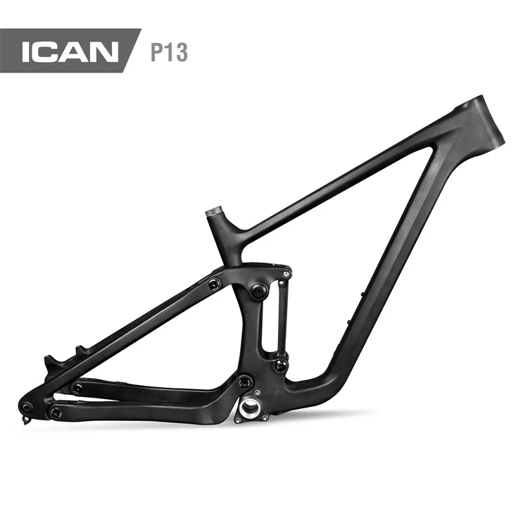 

2023 New Carbon Mountain Full Suspension Trail Frame With UDH Universal Derailleur Hanger