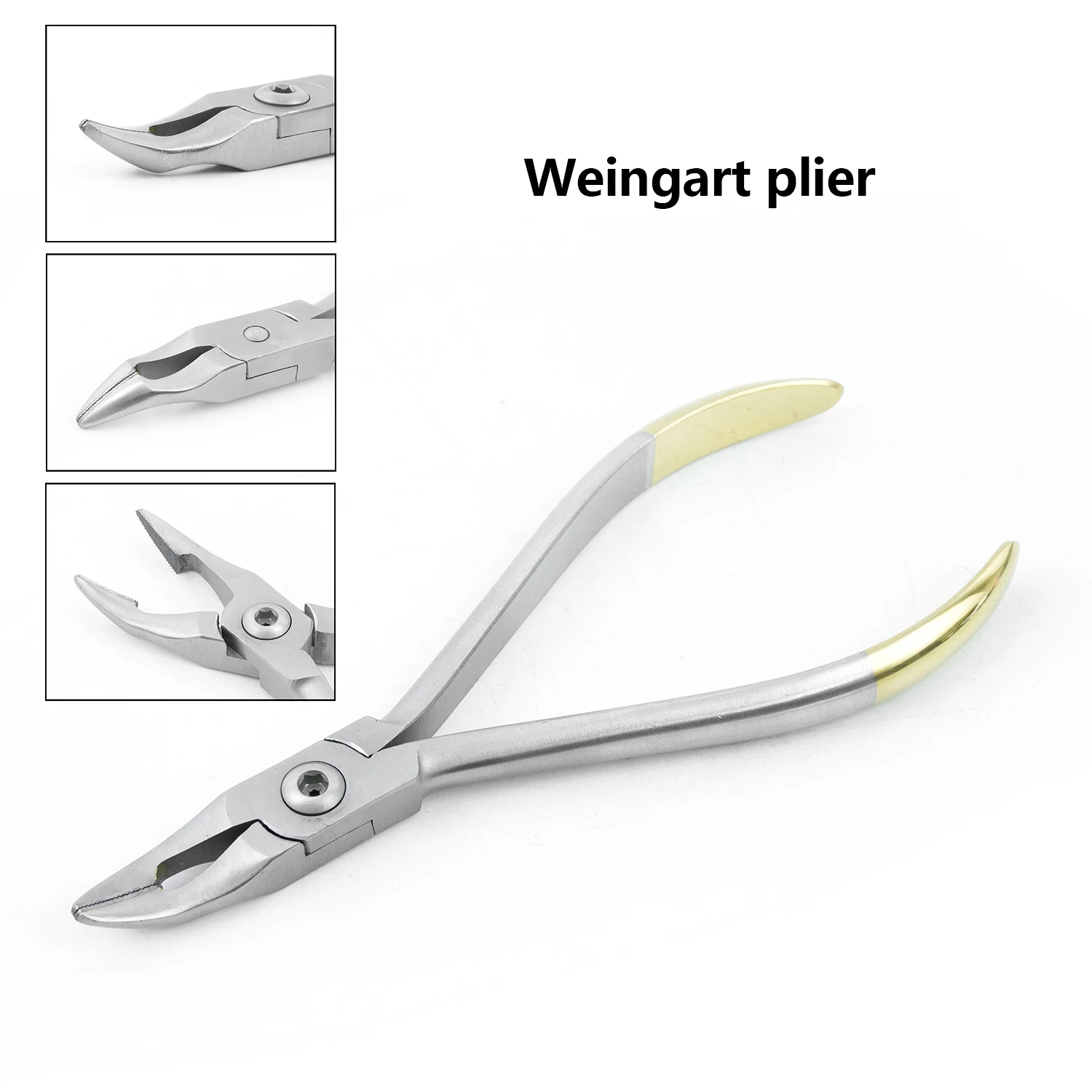 JOLANT Dental Weingart Pliers Stainless Steel Orthodontic Pliers with Weingart Plier Tip Dental Arch Bending Forceps Dental Tool