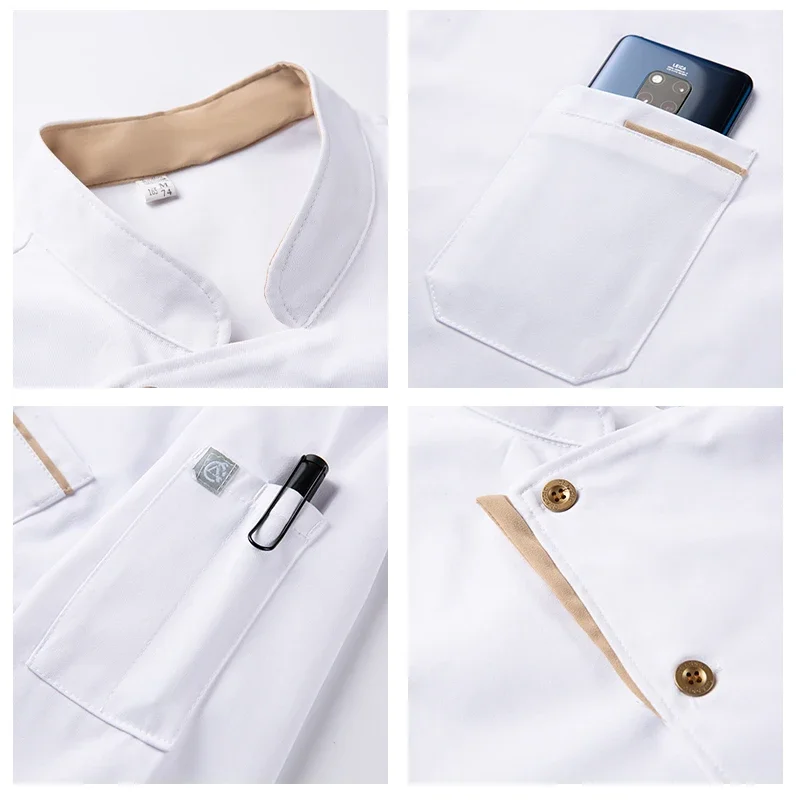 Professional Cooking Uniform for Autumn/Winter Food Cook Clothes Catering Chef Jacket Restaurant Kitchen Shirt Waiter Workwear