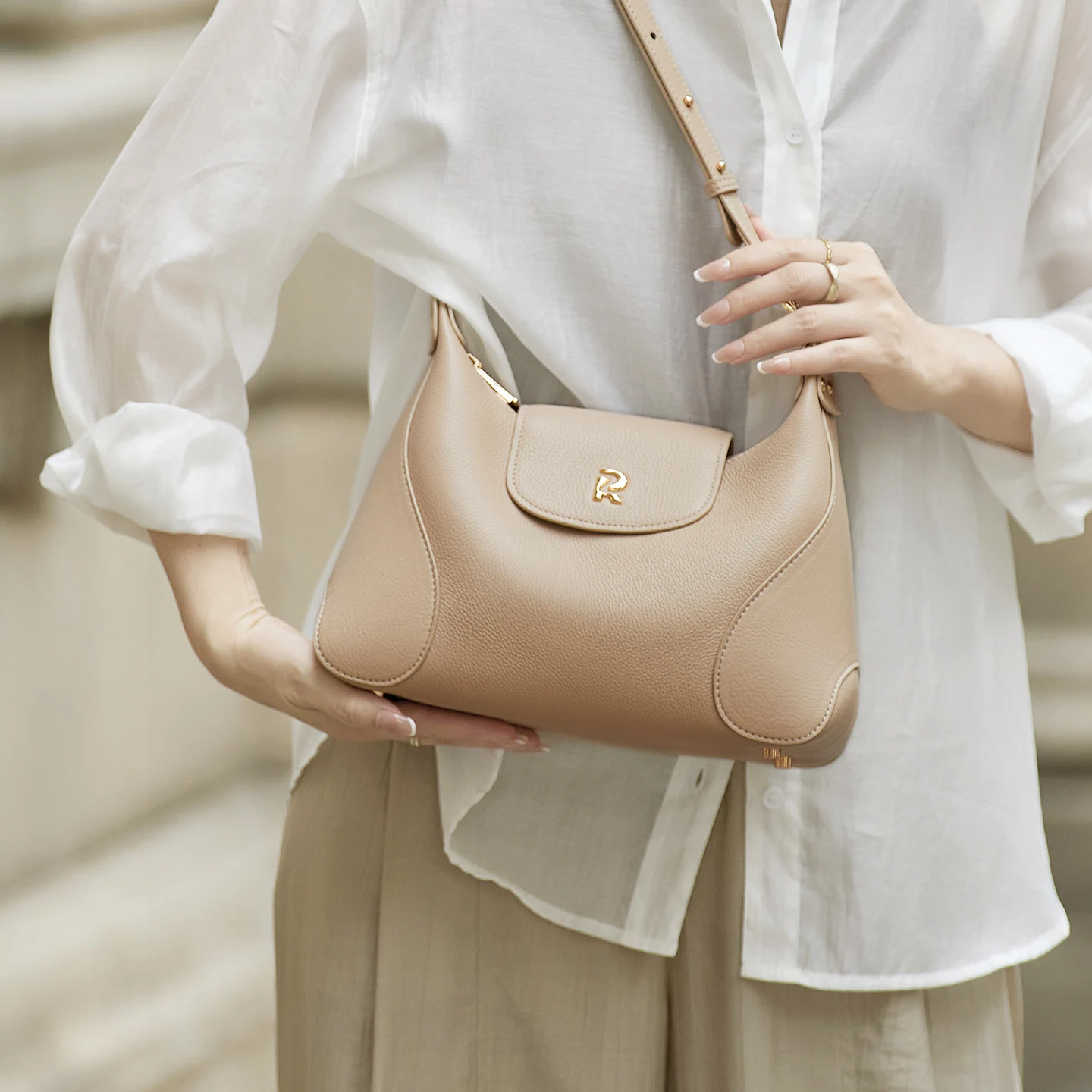 2026 New Luxurious Women First Cow Leather Shoulder Bag Handmade  Single Shoulder Messenger Bag Girls Purses Stylish Bags#AL935