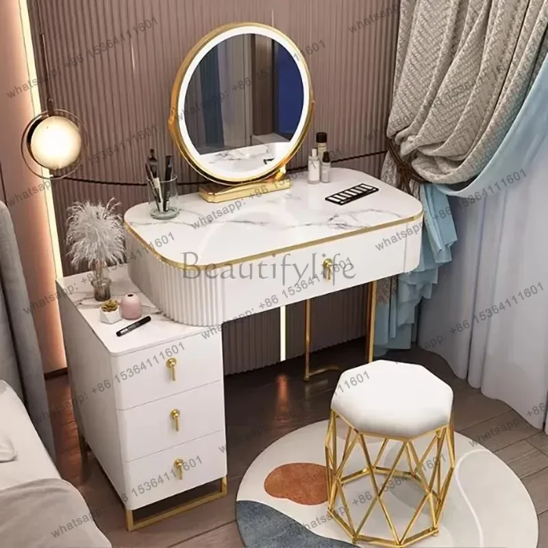 Factory Direct Classic Elegant Vanity Table Drawer Storage Luxury Nordic Vanity Table Modern Sumptuous Meuble Coiffeuse Chambre