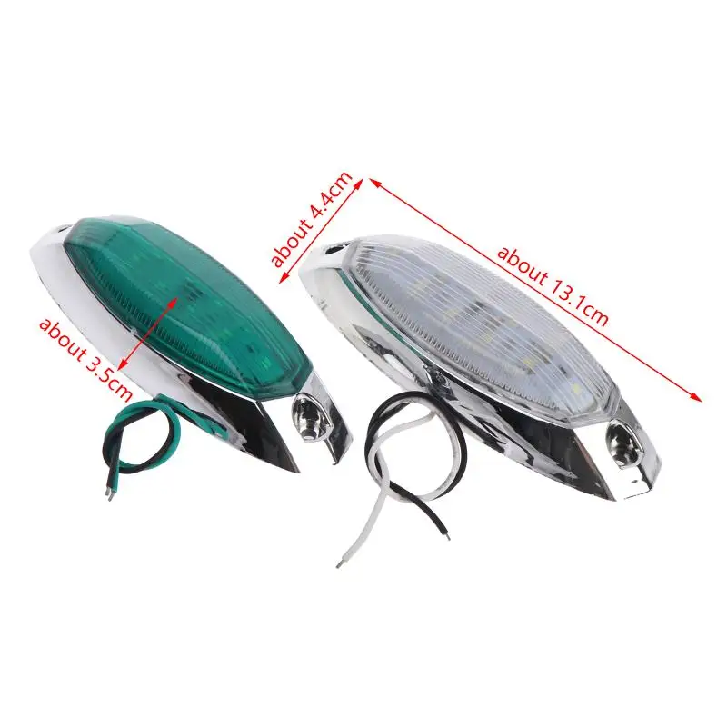 LED Marine Deck Lights 1Pc Multi Color Waterproof with Chrome Housing for Kayak Yacht Fishing Boat Use