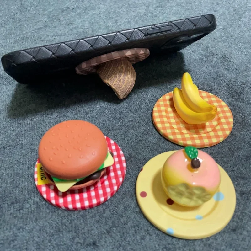 

Kroean Cute 3D Cartoon Fruit for Magsafe Griptok Holder Phone Finger Ring Stand Support for IPhone 16 Samsung Girl Bracket